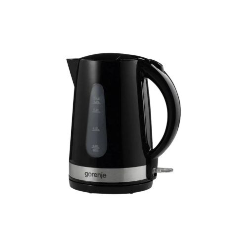 Електрочайник Gorenje 1.7л, 2,200 Вт, strix контроль, скло, чорний (K17OGP)