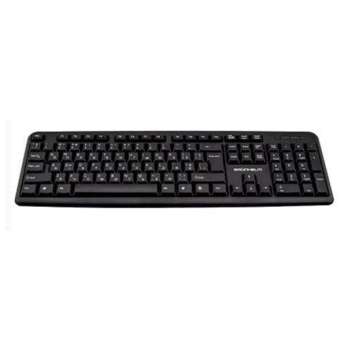 Клавіатура Grunhelm KB-101WD USB UA Black (109327)