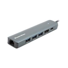 Концентратор Blueendless USB-C 6-in-1 3xUSB 3.0 + HDMI + RJ45 + USB-C PD100W (CA913909)