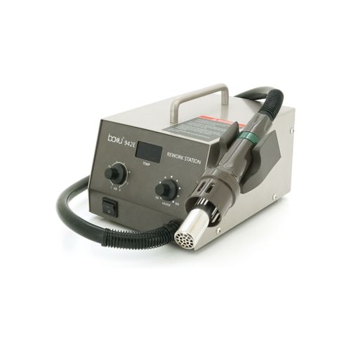 Паяльная станция Bakku BA-942E с цифровой индикацией на фен и на паяльник, DC:110-240V, 4A,700W, 2,5 кг (BA-942E)