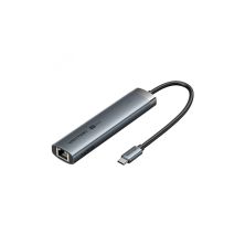 Концентратор VENTION USB-C 6-in-1 HDMI + 2xUSB 3.0 + RJ45 + PD 100W (TGNHB)