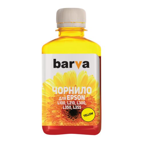 Чорнило Barva EPSON L100/L210/L300/L350/L355 180г (T6644) YELLOW (L100-405)