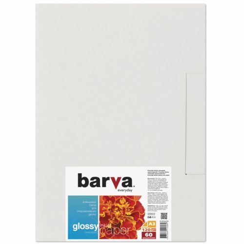 Фотобумага Barva A3 Everyday Glossy 120г, 60л (IP-CE120-276)