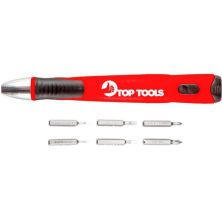 Отвертка Top Tools насадой прецесизионных с держателем, 7 шт (39D197)