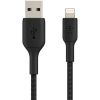 Дата кабель USB 2.0 AM to Lightning 1.0m black Belkin (CAA002BT1MBK) - Зображення 1