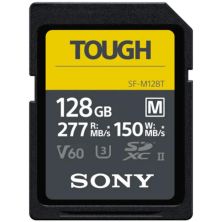 Карта пам'яті Sony 128GB SDXC class10 UHS-II U3 V60 Tough (SFM128T.SYM)