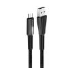 Дата кабель ColorWay USB 2.0 AM to Micro 5P 1.0m zinc alloy + led black (CW-CBUM035-BK) - Зображення 3