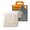 Выключатель Videx BINERA 1кл с подсветкой кремовый (VF-BNSW1L-CR) - Изображение 3