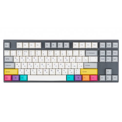 Клавиатура Varmilo VA87M CMYK Cherry MX Blue (VA87MC2W/LLK12RB)