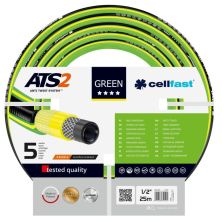 Шланг для поливу Cellfast GREEN ATS, 1/2, 25м, 5 шарів, до 30 Бар, -20…+60°C (15-100)