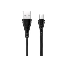 Дата кабель USB 2.0 AM to Micro 5P 1.0m SC-112m Black XoKo (XK-SC-112m-BK)