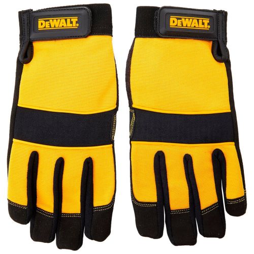 Защитные перчатки DeWALT разм. L/9, с накладками на ладони и пальцах (DPG21L)