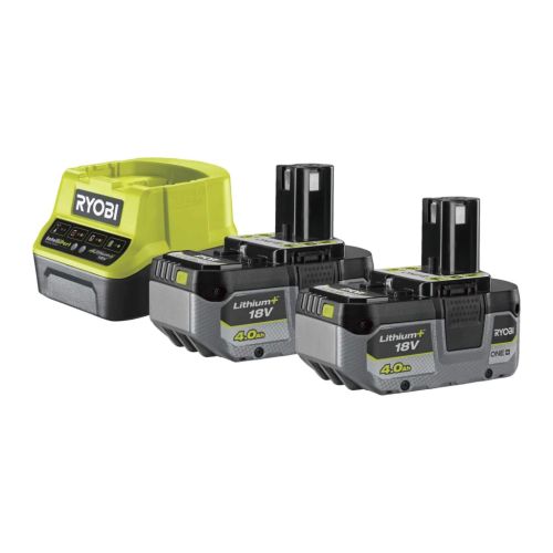 Набор аккумулятор + зарядное устройство Ryobi ONE+ RC18120-242X, 18V, 1х2Ah, 1х4Ah, ЗП 2A (5133005961)