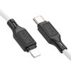 Дата кабель USB-C to Lightning 1.0m Cool silicone PD 20W X90 white HOCO (6931474788399) - Зображення 2
