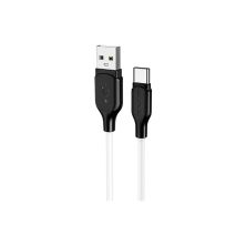 Дата кабель USB 2.0 AM to USB-C 1.0m 3A silicone BX42 white BOROFONE (6931474736772) Дата кабель USB 2.0 AM to USB-C 1.0m 3A silicone BX42 white BOROFONE (6931474736772)