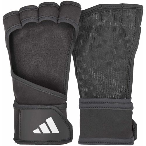 Перчатки для фитнеса Adidas Open Back Training Gloves ADGB-15061 чорний S (885652026246)