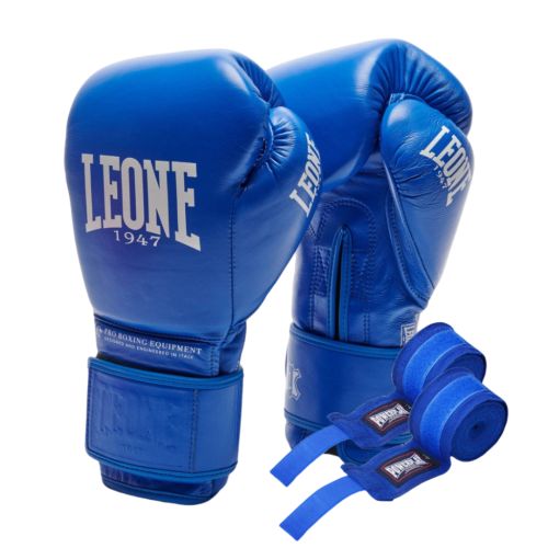 Боксерские перчатки Leone GN111 The Greatest Blue 16 унцій (GN111_Blue_16oz)