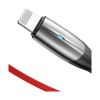 Дата кабель USB 2.0 AM to Lightning 1.0m 2.4A red Baseus (CALSP-B09) - Зображення 2