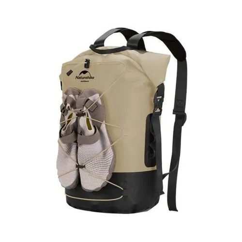 Рюкзак туристичний Naturehike водонепроникний NH21FSB04, 20л, бежевий (6927595788202)
