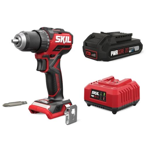 Шуруповерт Skil 3065 CA Compact Li-Ion 20V, безщітковий ударний, 2.0Ah, зарядний пристрій (DD1E3065CA+BC1E3136A)