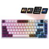 Клавіатура GamePro Asgard Valhalla Pro QLAB Sakura Switch RGB Bluetooth/Wireless/USB-C UA White (MK160-W-D-QS-PRO) - Зображення 1
