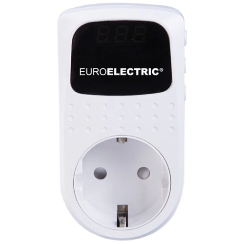 Реле напруги EUROELECTRIC 16А 3.5kW (AV) 150V-210V/230V-280V (RV-16A/3,5kW(AV))
