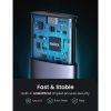 Карман внешний Ugreen USB-C to M.2 B-Key/M+B Key SSD 5Gbps SATA 3.0 aluminum 0.5m (10903) - Изображение 3