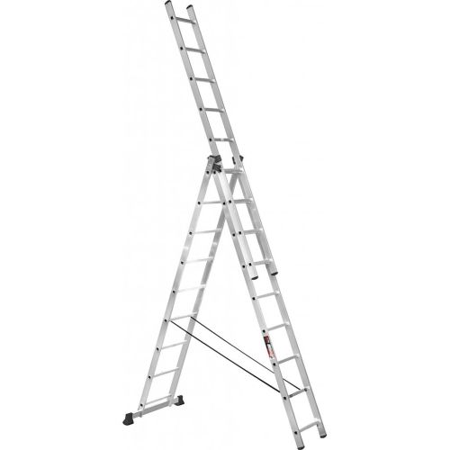 Лестница Stark Алюминиевая трехсекционная лестница 3*9 SVHR3x9 (525380504)