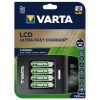 Зарядний пристрій для акумуляторів Varta LCD Ultra Fast Plus Charger +4*AA 2100 mAh (57685101441) - Зображення 2