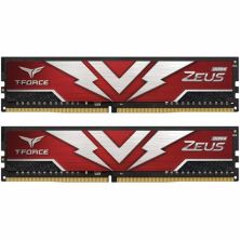 Модуль пам'яті для комп'ютера DDR4 16GB (2x8GB) 3000 MHz T-Force Zeus Red Team (TTZD416G3000HC16CDC01)