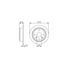 Гальмівний диск Bosch 0 986 479 S08