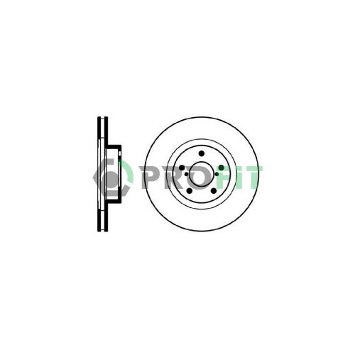 Гальмівний диск Profit 5010-0679