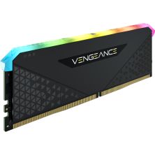 Модуль пам'яті для комп'ютера DDR4 16GB 3200 MHz Vengeance RGB RS Black Corsair (CMG16GX4M1E3200C16)