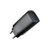 Зарядное устройство Gembird USB-A + 2xType-C (PD18W + QC3.0 27W) black (TA-UC-PDQC65-01-BK) - Изображение 1