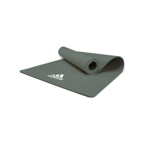 Коврик для йоги Adidas Yoga Mat Уні 176 х 61 х 0,8 см Темно-зелений (ADYG-10100RG)