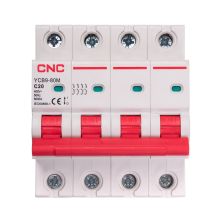 Автоматичний вимикач CNC YCB9-80M 4P C20 6ka (NV821600)
