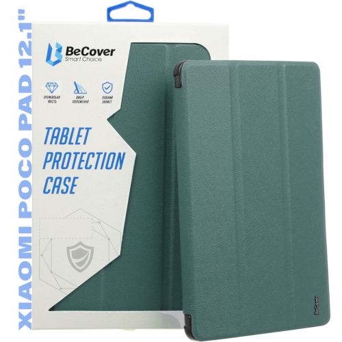 Чехол для планшета BeCover Smart Case Xiaomi Poco Pad 12.1 Dark Green (711561)