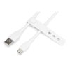 Дата кабель USB 2.0 AM to Type-C 1.0m 60W white Digitus (AK-300340-010-W) - Изображение 2