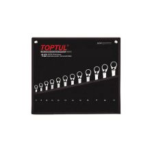 Ключ Toptul трещоточный реверсивный 8-19мм в чехле (GPAQ1203)