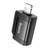 Переходник UA31A Lightning M to USB F OTG Black HOCO (6942007628082) - Изображение 1