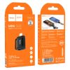 Переходник UA31A Lightning M to USB F OTG Black HOCO (6942007628082) - Изображение 3