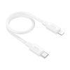 Дата кабель USB-C to Lightning 0.25m Hyper PD X96 white HOCO (6942007609371) - Зображення 2