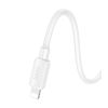 Дата кабель USB-C to Lightning 0.25m Hyper PD X96 white HOCO (6942007609371) - Зображення 3