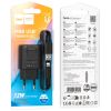 Зарядное устройство HOCO C134A Solid USB + cable USB to Lightning Black (6942007621311) - Изображение 3