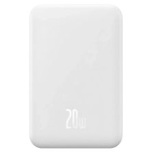 Батарея универсальная Baseus Magnetic Mini Wireless 20000mAh 20W, White (PPCX150002)