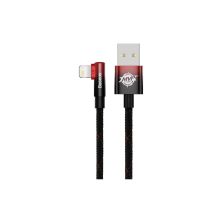 Дата кабель USB 2.0 AM to Lightning 1.0m 2.4A 90° corner black/red Baseus (CAVP000020) Дата кабель USB 2.0 AM to Lightning 1.0m 2.4A 90° corner black/red Baseus (CAVP000020)