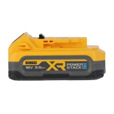 Акумулятор до електроінструменту DeWALT 18V XR Li-lon PowerStack 3.5Ah, вага 0.54 кг (DCBP318) Акумулятор до електроінструменту DeWALT 18V XR Li-lon PowerStack 3.5Ah, вага 0.54 кг (DCBP318)