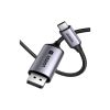 Кабель мультимедійний USB-C to DisplayPort M 3.0m 8K CM556 black Ugreen (25839) - Зображення 1