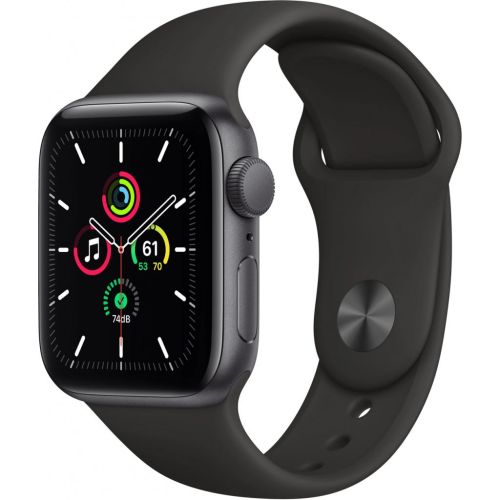 Смарт-часы Apple Watch SE GPS, 40mm Space Gray Aluminium Case with Black Spor (MYDP2UL/A)