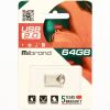 USB флеш накопичувач Mibrand 64GB Hawk Silver USB 2.0 (MI2.0/HA64M1S) - Зображення 1